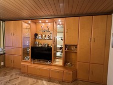 Wohnwand Buche 4,30m –