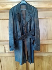 Alter Ledermantel  um 2. Weltkrieg letztes Jahrhundert