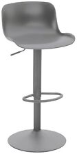 Barhocker Almada Kunststoff höhenverstellbar Tresenstuhl mit Lehne Thekenstuhl