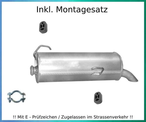 Endschalldämpfer für peugeot - endschalldämpfer,
