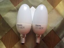 2 Philips Softone Kerzen  5 W=20W Energiesparlampen warm warmweiß gebraucht?