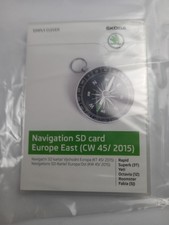 Original SKODA Navigations SD-Karte Europa Ost (KW 45/2015) 3T0051255Q