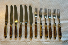 Besteck mit Griffen aus Hirschhorn für 6 Personen