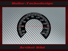 Tacho Aufkleber für Harley