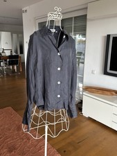 Seiden Bluse Jill Sander gr.38 Grau 