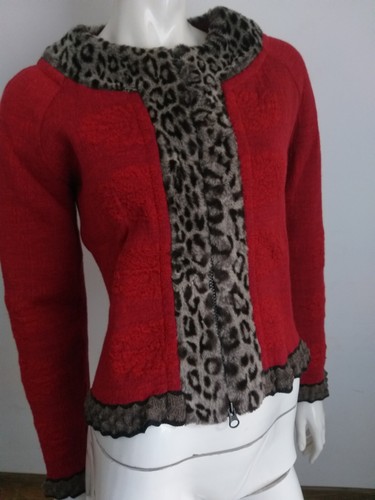 Eva claudi rote - rote, wolljacke
