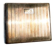 Antik Zigarettenetui Zigaretten Etui Hoka Alpacca Initialen W E oder E W 30er J