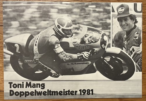 Werbe karte anton toni mang - werbe-karte,