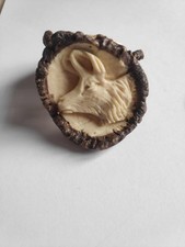 2 alte Hirschhornknöpfe