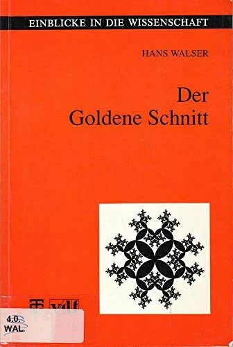 Der goldene schnitt - goldene, buch