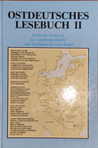 Ostdeutsches lesebuch - ostdeutsches, ii