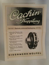 Cachin-Kupplung;  Elastische, isolierende Bandkupplung, Deutsches Reichspatent N