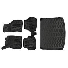 Gummimatten + Kofferraumwanne Set Für VW Golf 7 2012-2019 Fließheck 3D TPE