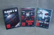 DVD‘s SAW TEILE 1-7 COLLECTION BOX 1-5 / DVD SAW VI / DVD SAW VII