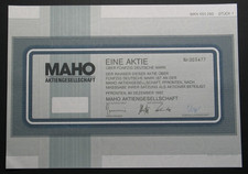Deckel Maho  AG , 1 Aktie