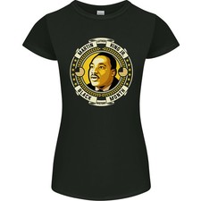 Martin Luther King Schwarz Geschichte Monat Damen Petite Schnitt T-Shirt