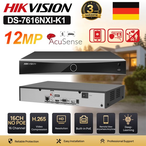 Hikvision 7616nxi 12mp - hikvision,