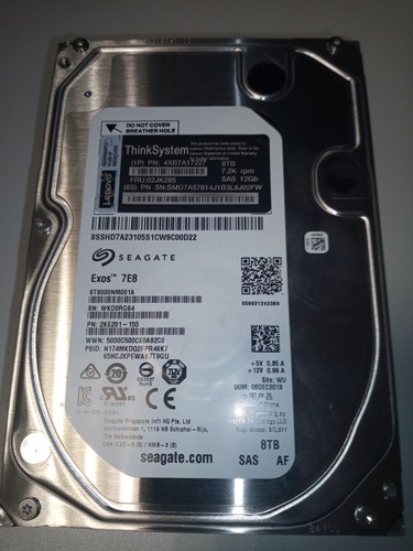 Seagate exos 7e8 8tb - 3,5", sas