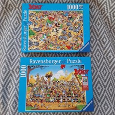 2 Asterix + Obelix  Puzzle je 1000 Teile  vollständig 1 Beutel noch ungeöffnet
