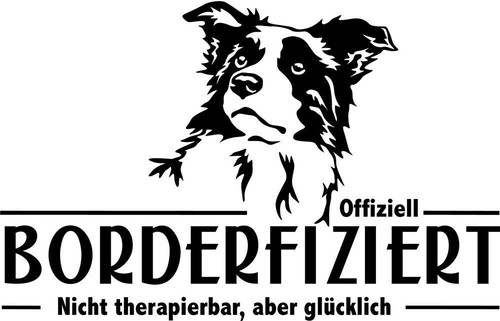 Border collie autoaufkleber - collie,