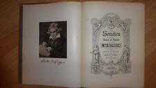 Beethoven(Klavier)Sonaten Band 1, etwa 1880, 284 Seiten, Großformat