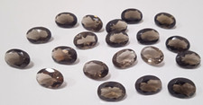Smoky topas stück oval - topas, 20