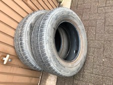 2xkomplette Winterreifen+2xNeu Luftventile 215/70R15C 109/107 R   ca. 5 mm