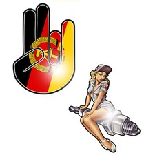 Set DDR Aufkleber Sticker OEM