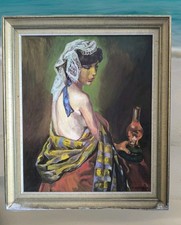 Öl auf Leinwand R CHAMBON