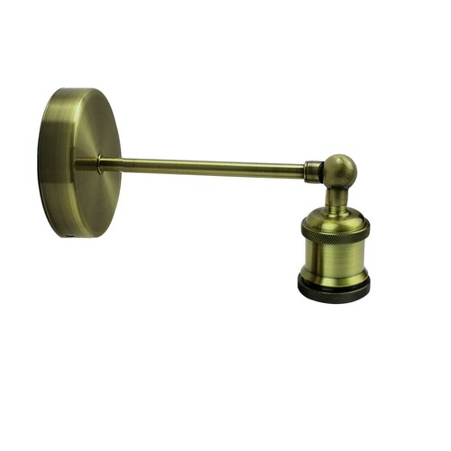 Vintage metall wandlampe e27 - vintage,