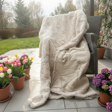 Toscana Lammfelldecke