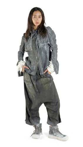 Hose mit tiefem schritt und - mit,