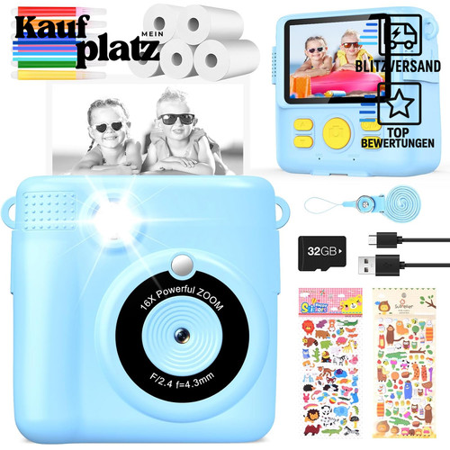 Kinder sofortbildkamera 1080p - kinder,
