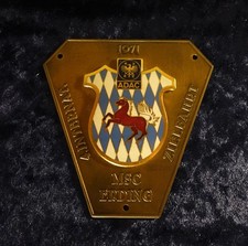Plakette 4. Internationale Zielfahrt 1971 MSC Erding ADAC Emaille Oldtimer Email