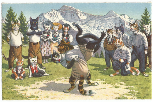 Katze personifizierte katzen - personifizierte,