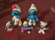 Alte Schlumpf Figuren von