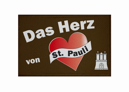 Aufnäher herz von - herz, st.
