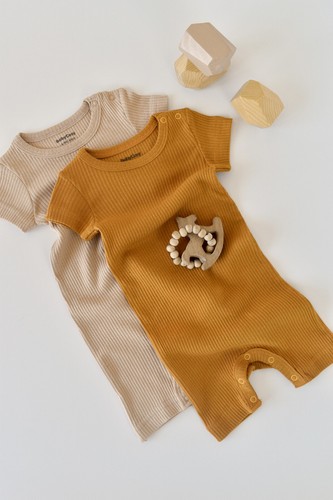 Organic baby strampler 2er set - organic,