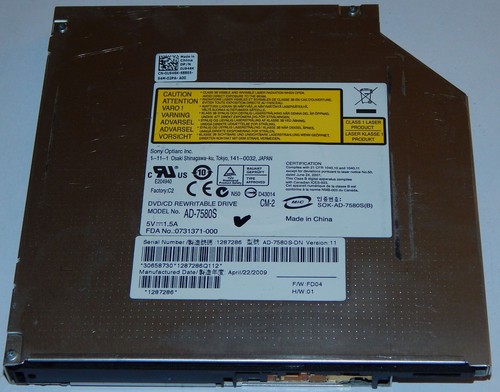 Sony sata slim - slim, dvd-brenner