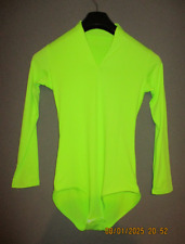 937. Latein Show - Tanz Kleid Mädchen Gr. 160 Body + Rock grün 2-tlg. gebr.