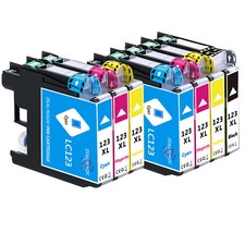 Lc123 druckerpatronen - 7x,