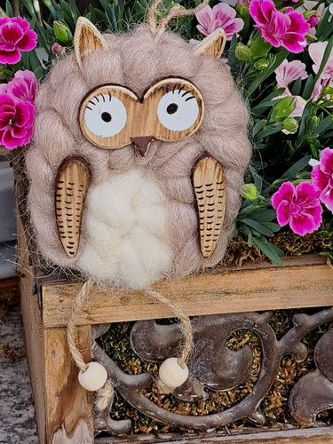 Filz eule zum - filz,
