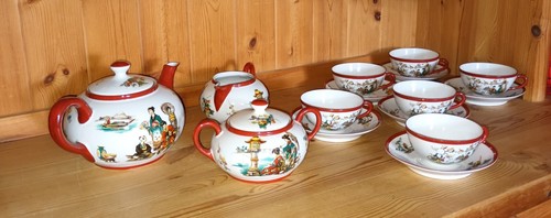 Chinesisches teeservice mit - teeservice,