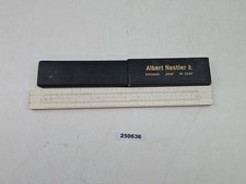 Rechenschieber + Etui Albert Nestler D.R.Patent Rietz Nr. 23RF antik #250636