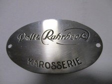 Oldtimer Typenschild Plakette