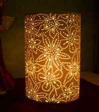Gilde Porzellan Lampe