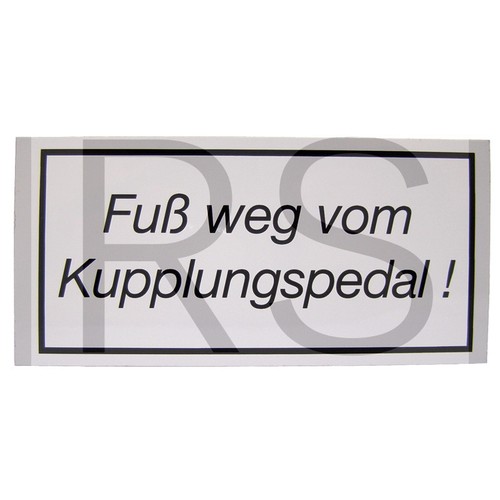 Aufkleber fuß weg vom - aufkleber,