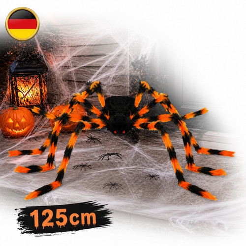 Riesenspinne 125cm halloween - riesenspinne,