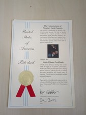 Venus Grundstück Urkunde