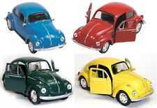 VW Käfer (1960) Modellauto ca. 1:34 Metall Spritzguss 12cm Neuware von WELLY